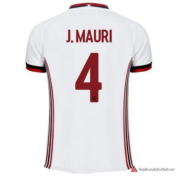 Camiseta Milan Segunda equipación J.Mauri 2017-2018